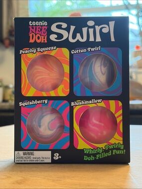 SCHYLLING | teenie NeeDoh Swirl Four Pack Squishy Toy
